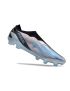 2023 adidas X Crazyfast Messi+ FG Silver Metallic Bliss Blue Black