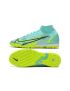 Nike Mercurial Superfly 8 Elite TF Soccer Cleats Dynamic Turquoise Lime Glow