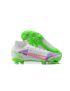 Nike Mercurial Superfly 8 Elite FG Soccer Cleats White Pink Purple Volt