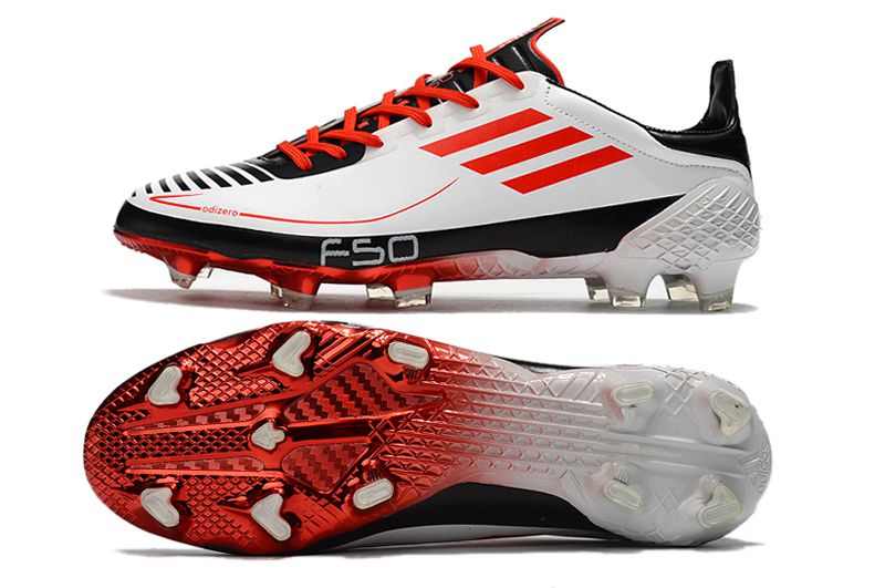Buy adidas F50 Ghosted Adizero Soccer Cleats Cloud White / Red Core Black