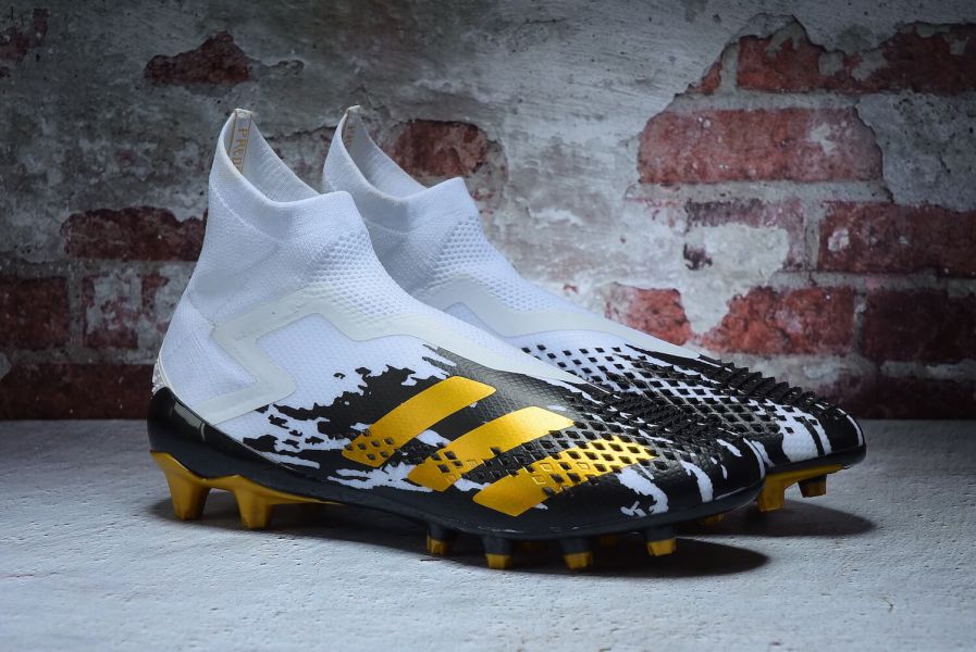 white and gold adidas predator