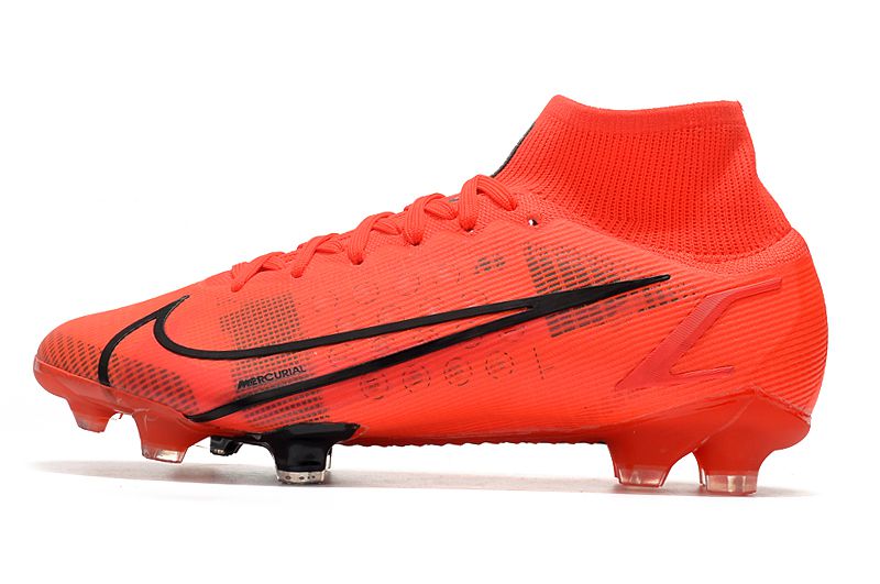 red and black nike soccer cleats
