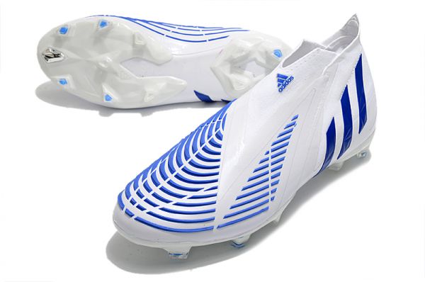 Adidas Predator Edge+ FG Diamond Edge Footwear White Hi-Res Blue