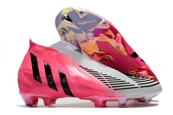 Adidas Predator Edge LZ+ FG Solar Pink Core Black Footwear White