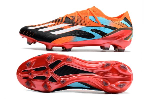 adidas X Speedportal.1 Messi FG Soccer Cleats Black Orange Turquoise
