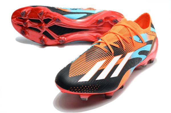 adidas X Speedportal.1 Messi FG Soccer Cleats Black Orange Turquoise