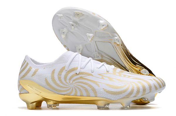 Adidas X Speedportal .1 FG Firm Ground Soccer Cleats White Gold