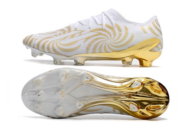 Adidas X Speedportal .1 FG Firm Ground Soccer Cleats White Gold