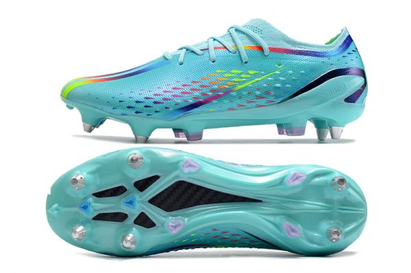 adidas X Speedportal .1 SG 2022 World Cup Clear Aqua Red Blue