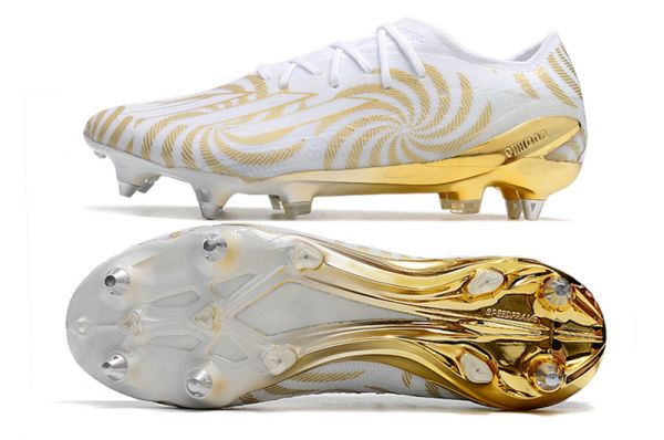 Adidas X Speedportal .1 SG White Gold Soccer Cleats