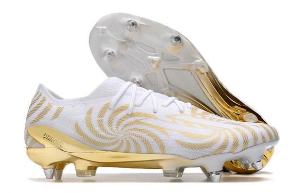 Adidas X Speedportal .1 SG White Gold Soccer Cleats
