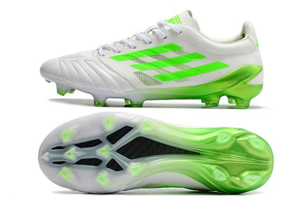 Adidas X Speedportal 99 Leather FG Soccer Cleats White Green