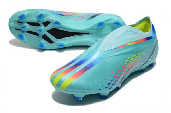 adidas X Speedportal + FG 2022 World Cup Clear Aqua Red Blue