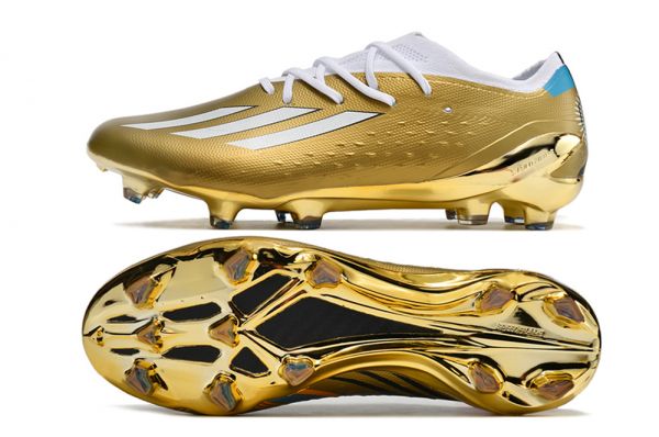 adidas X Speedportal + FG Soccer Cleats 2022 Gold