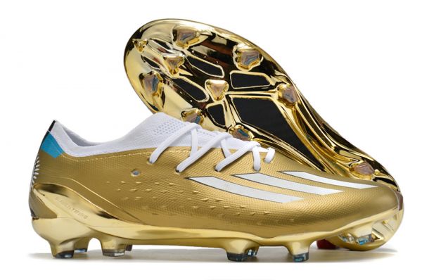 adidas X Speedportal + FG Soccer Cleats 2022 Gold