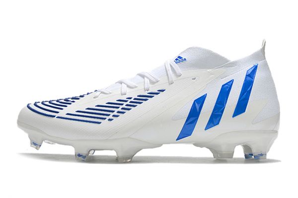 Cheap Adidas Predator Edge.1 FG Soccer Cleats White Hi-Res Blue
