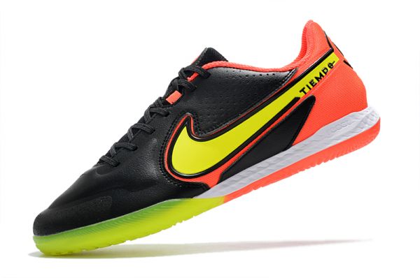 Cheap Nike React Tiempo Legend 9 Pro IC Soccer Cleats Black Yellow Red