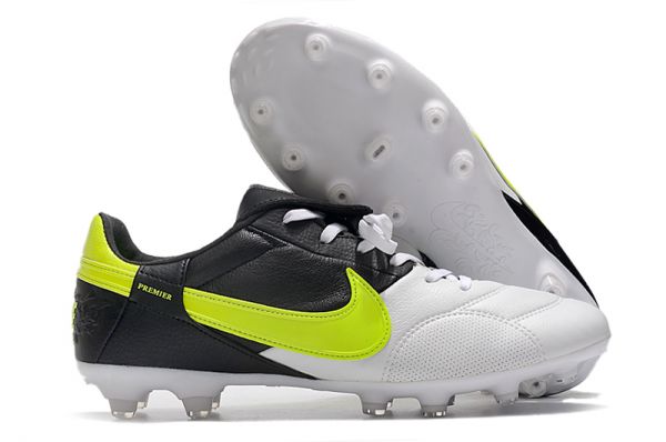 Nike Premier 3 FG Firm Ground Soccer Cleat Black Volt White