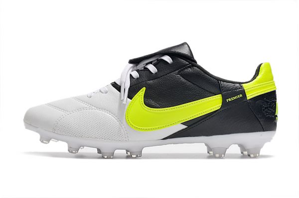 Nike Premier 3 FG Firm Ground Soccer Cleat Black Volt White