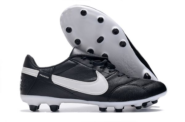 Nike Premier 3 FG Firm Ground Soccer Cleat Black White