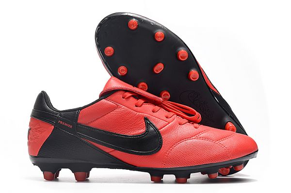 Nike Premier 3 FG Firm Ground Soccer Cleat Red Black