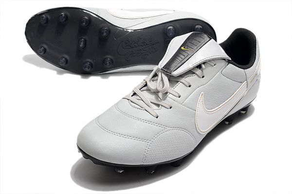 Nike Premier 3 FG Firm Ground Soccer Cleat White Grey Black