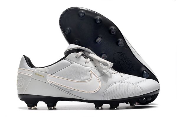 Nike Premier 3 FG Firm Ground Soccer Cleat White Grey Black