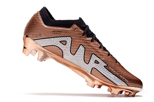 Nike Zoom Mercurial Vapor XV Elite FG Firm Ground Soccer Cleats Metallic Copper White