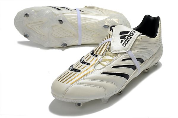 adidas soccer cleats gold and white