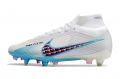 2023 Nike Mercurial Superfly 9 Elite SG-Pro White Baltic Blue Pink BlastIndigo Haze