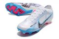 2023 Nike Mercurial Vapor 15 Elite FG White Light Blue Laser Pink