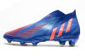 adidas Predator Edge+ FG Soccer Cleats Hi-Res Blue Turbo Hi-Res Blue