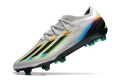 adidas X Speedportal.1 FG Soccer Cleats Silver Metallic Black Yellow
