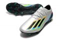 adidas X Speedportal.1 FG Soccer Cleats Silver Metallic Black Yellow